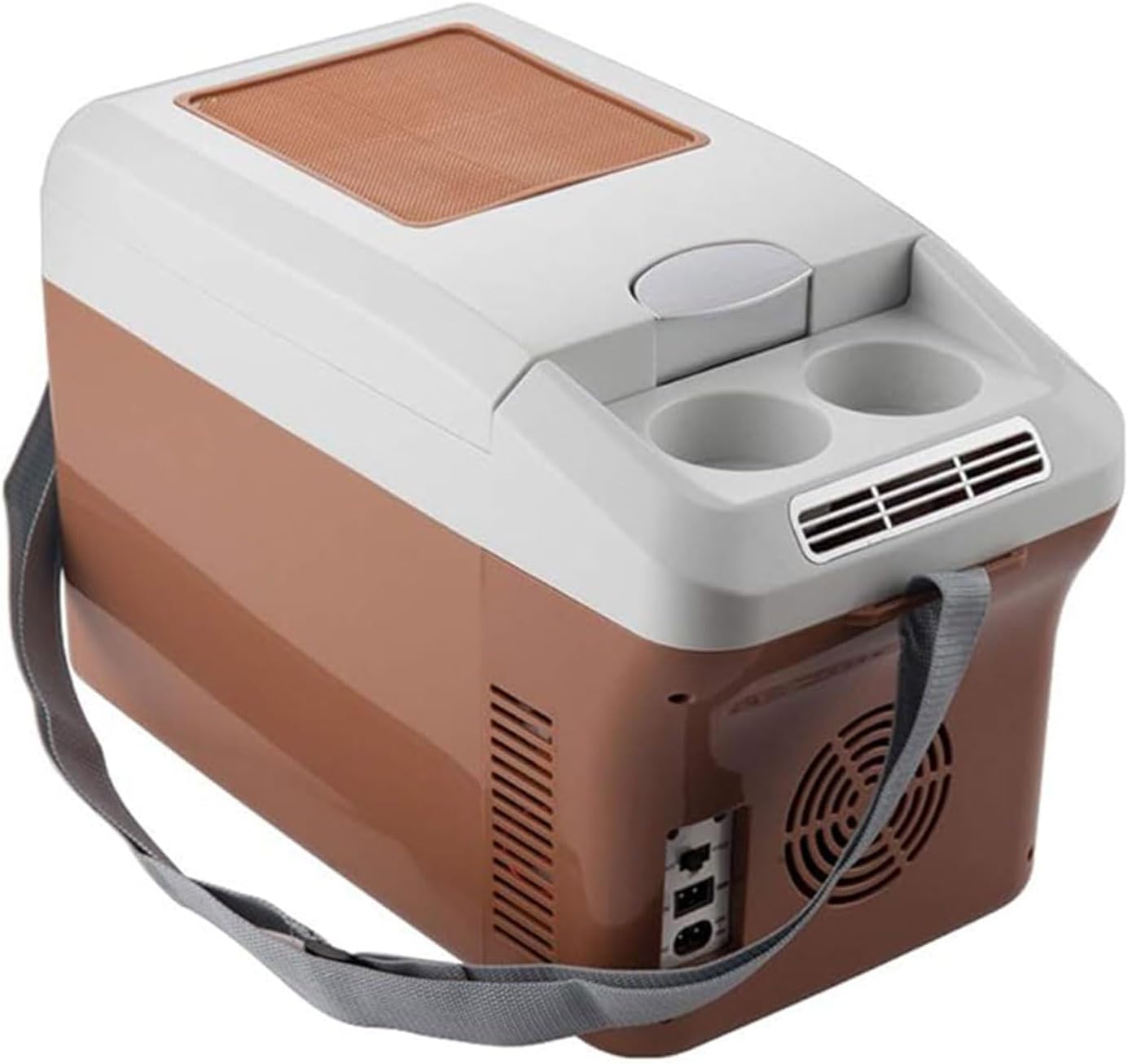 Car Refrigerator, Electric Cooler & Warmer 15L Portable Car Cooler with12V/24V DC 220 V AC Mini Fridge for Car/Camping/Travel/Truck