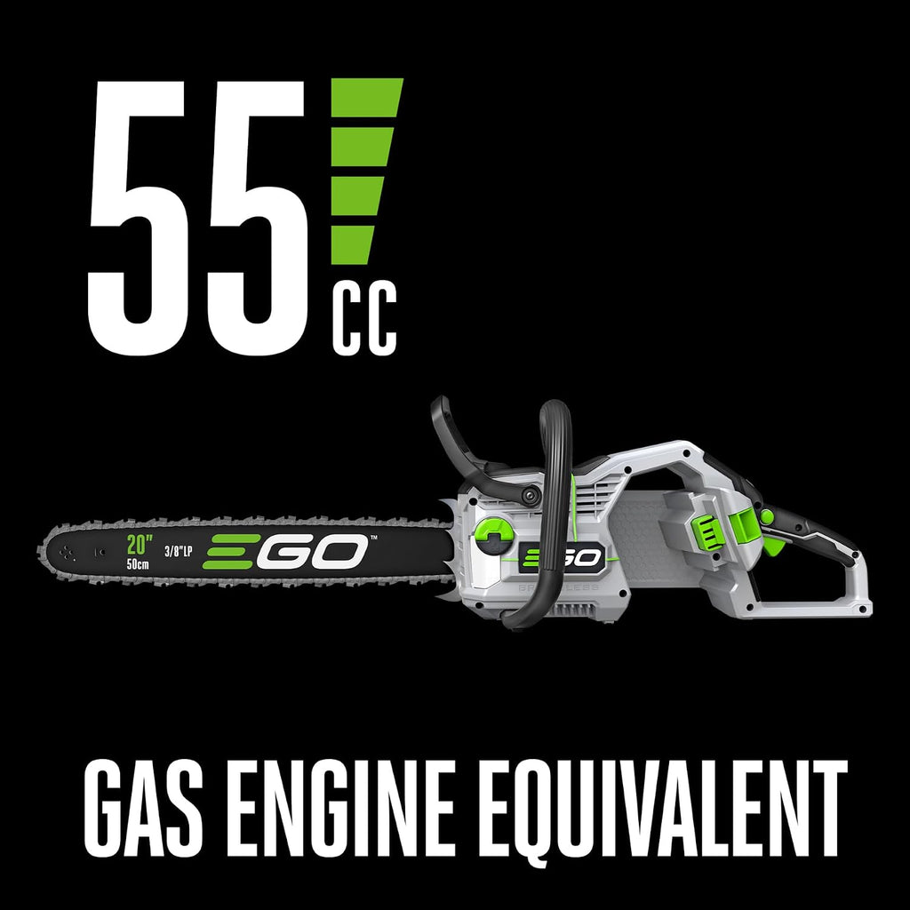 EGO POWER+ Chain Saw, 20' Battery Powered Chainsaw, Electric Cordless, Battery and Charger Not Included – CS2000