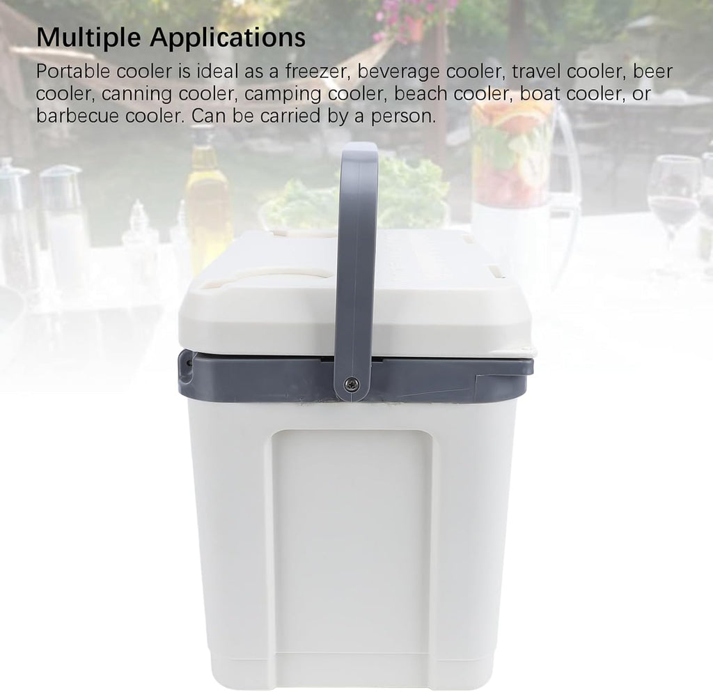 Mini Fridge Electric Cooler and Warmer for Car,15L Insulated Cooler Box,Handheld Food Freezer for Outdoor Picnic Camping