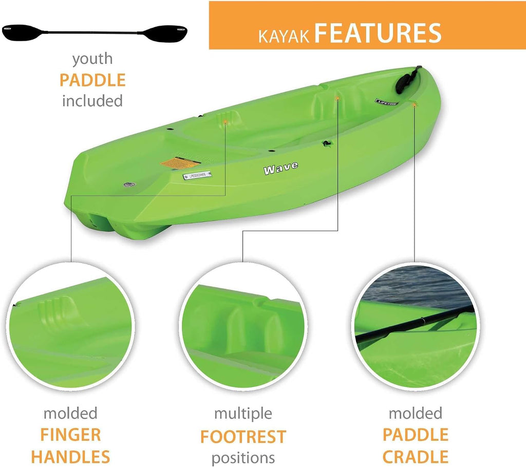 Lifetime Youth 6 Feet Wave Kayak with Paddle