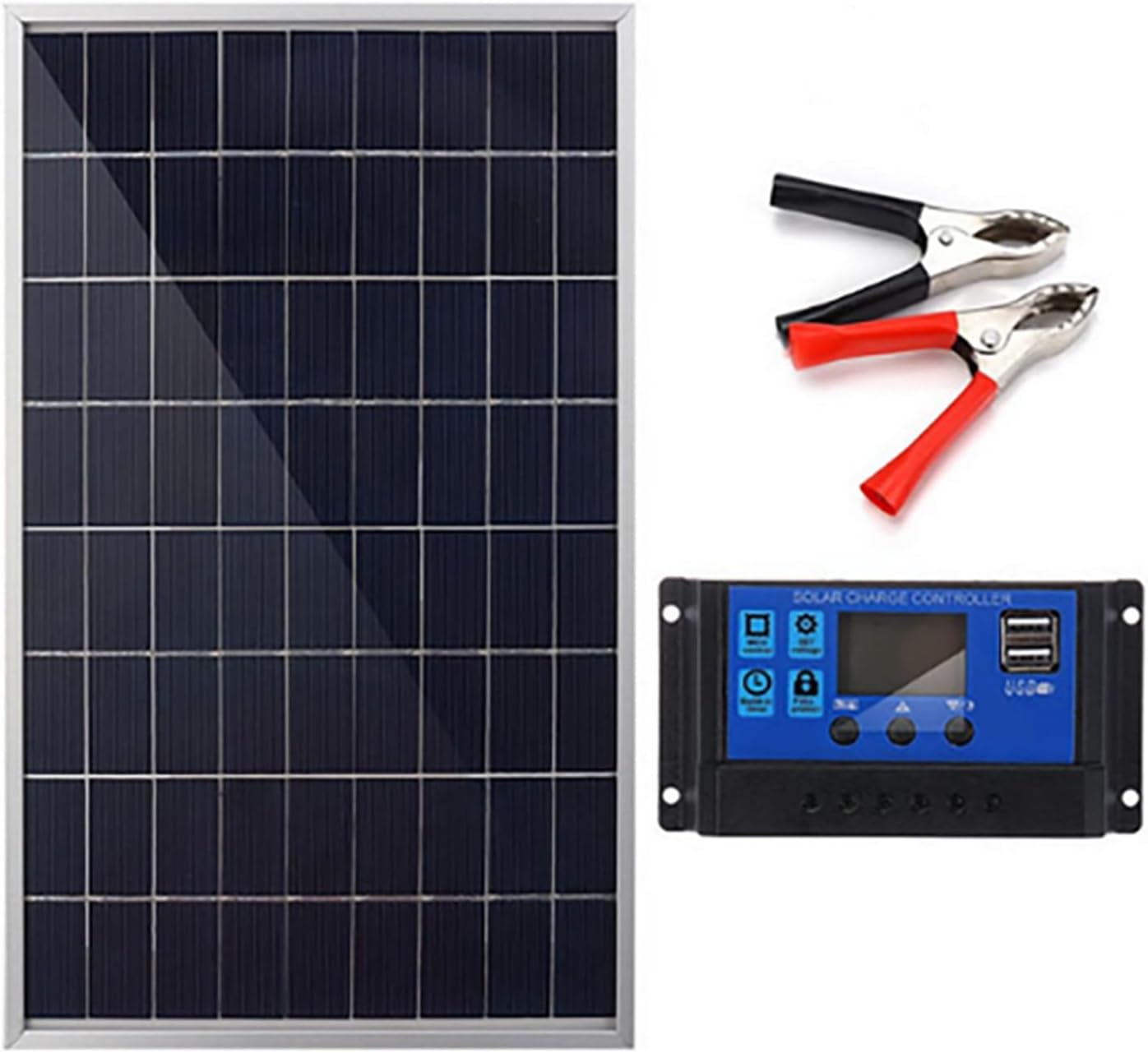 Solar Panel Outdoor 600W 5V Portable Solar Charger Pane Climbing Fast Charger Polysilicon Travel DIY Solar Charger Generator