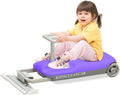 12V Ride-On Car with Cleaning Fun, 3 in 1 Gokart, Soft-Start, 5-Speed Adjustable, Detachable mop, Rechargeable Battery, 160lbs Capacity, Indoor & Outdoor for Kids Ages 3+ Purple