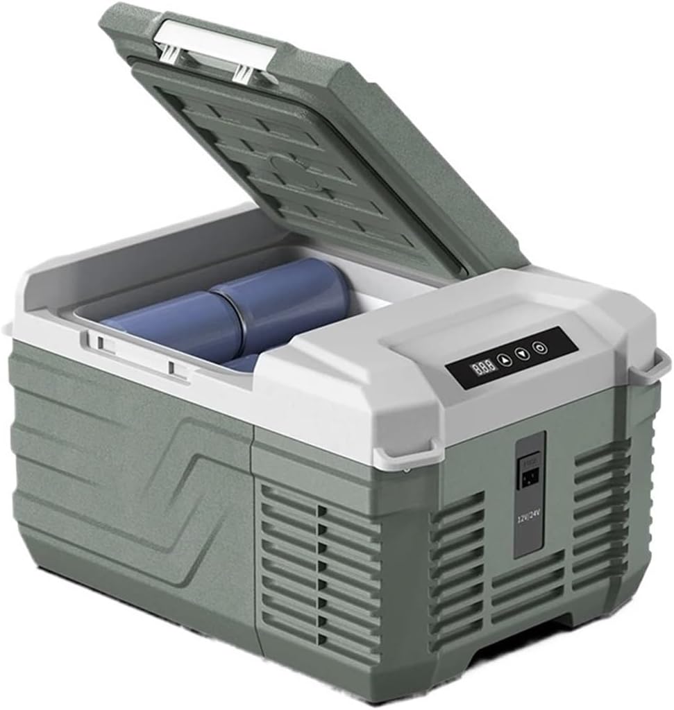 9L Portable Refrigerator 12V/24V Small Car Fridge 100V~240V AC Electric Cooler Plug In Mini Freezer For Camping