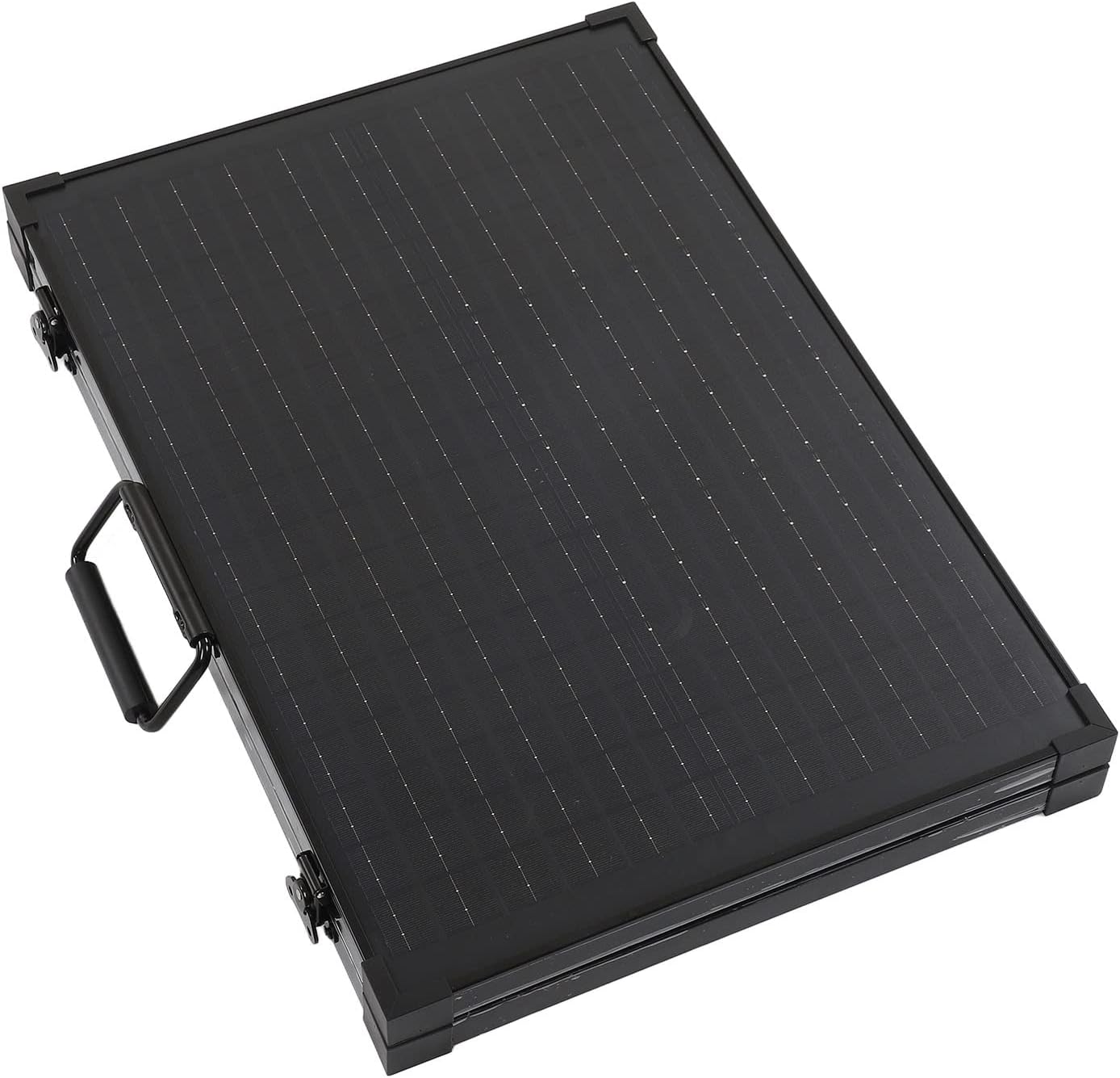 Foldable Solar Panel Solar Generators Monocrystalline Silicon Cells Aluminum Frame Ideal for RV Camping with Stand for Outdoor Use (80W)