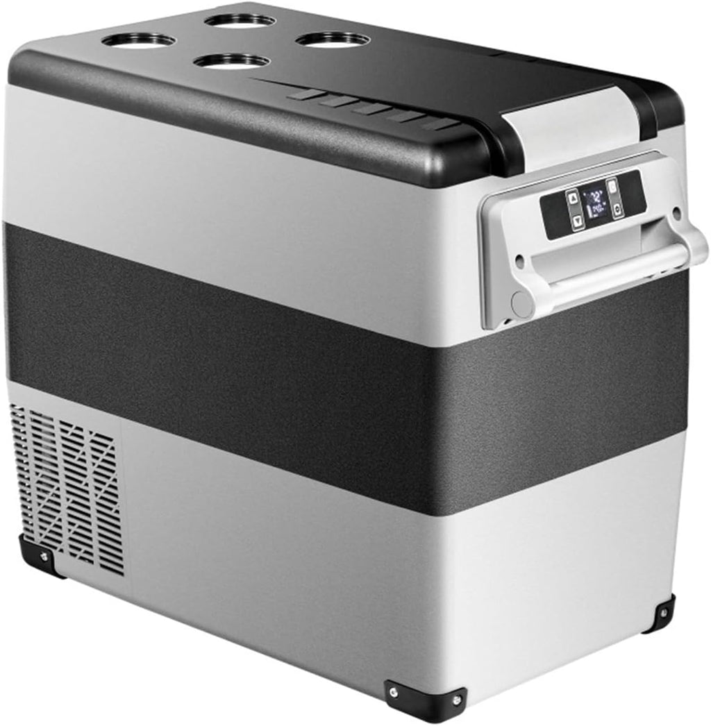 55L Car Refrigerator Electric Cooler -4℉~68℉ Car Fridge With APP Control Portable Freezer DC/AC For Camping Truck(55L)
