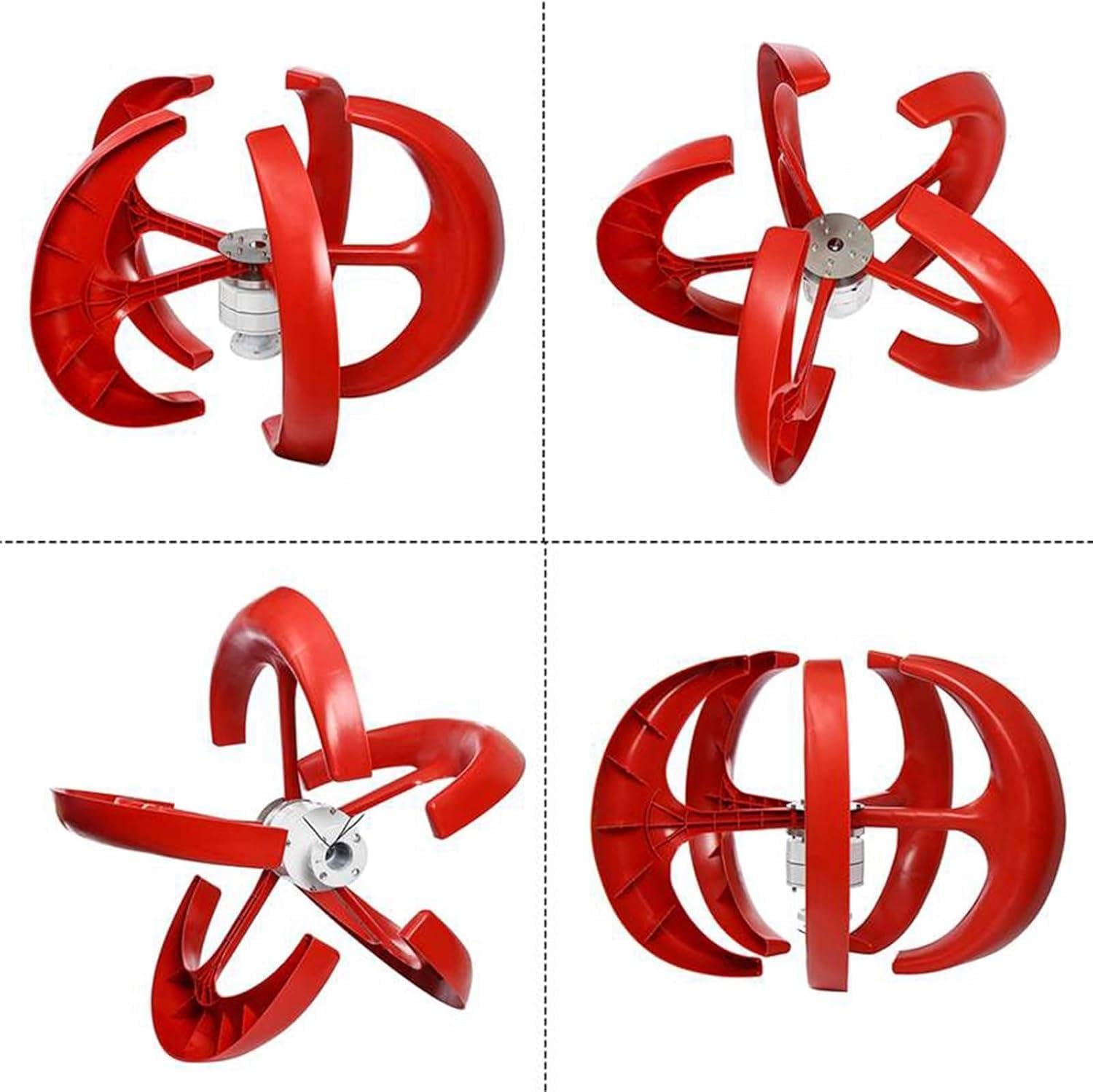 400W 600W 800W 1000W 1200W Vertical Axis Wind Turbine Generator Kit - 12V Permanent Magnet Motor with Controller for Home, Camping, Renewable Energy Solutions