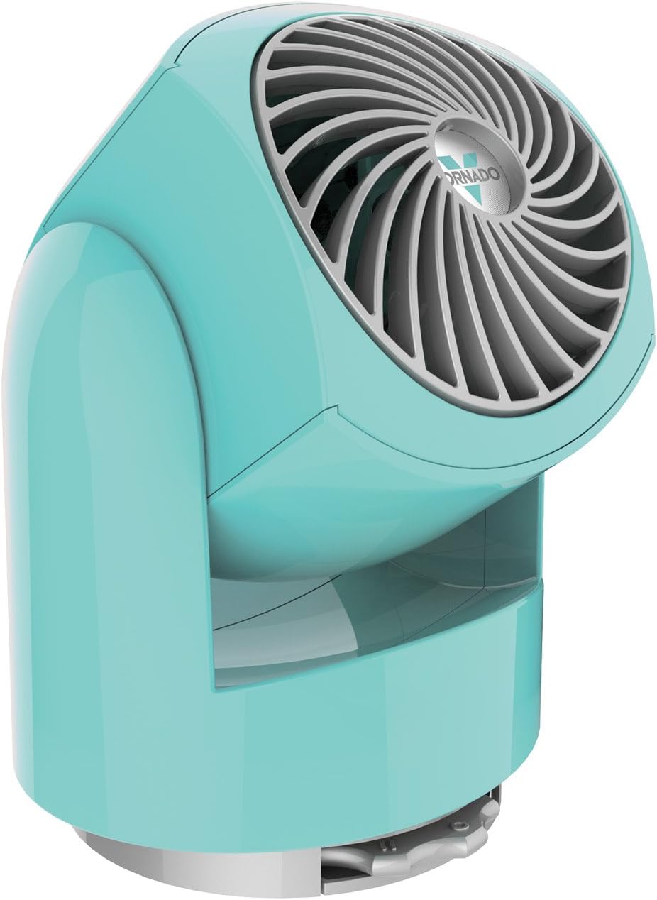 Vornado Flippi V6 Compact Air Circulator Fan,Quiet Portable Travel Fan for Desk or Bedroom,Adjustable Head,2 Speeds,Bliss Blue,(Pack of 6)