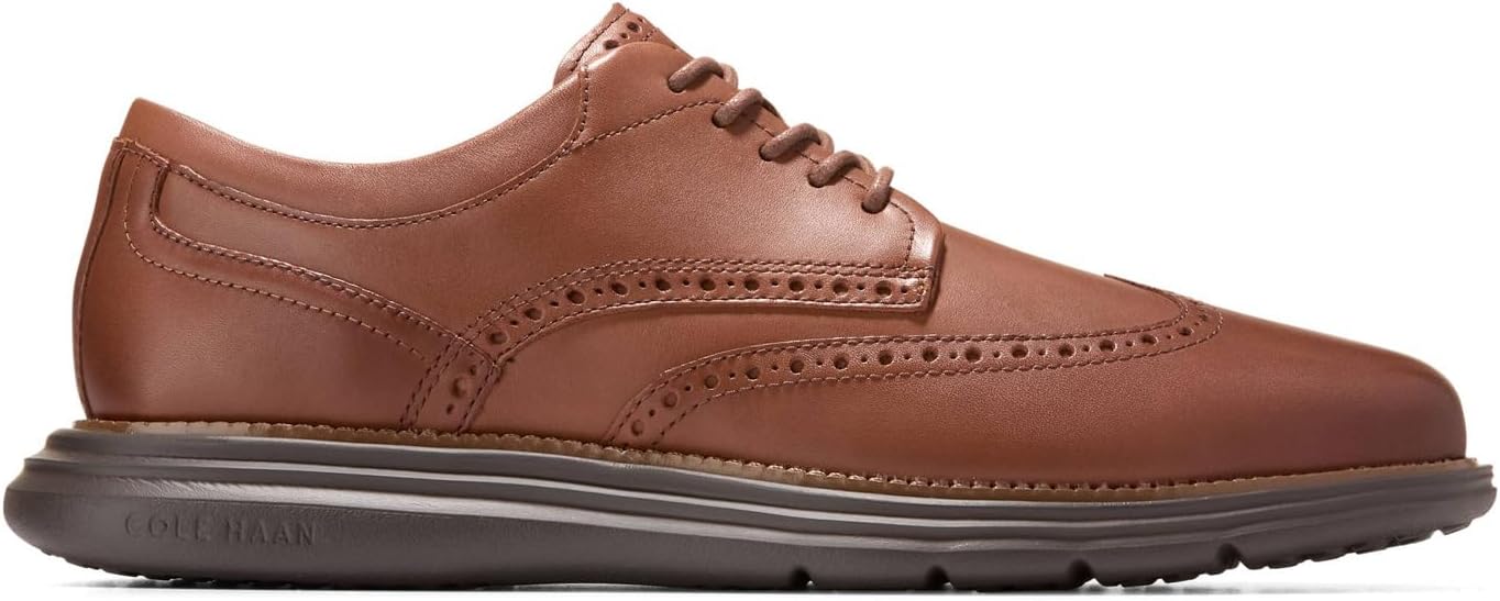Cole Haan Mens Grand+ Ultra Wing Tip Oxfords