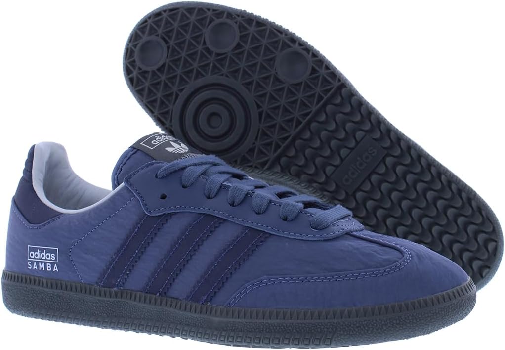adidas Samba OG Mens Shoes Size 4, Color: Navy/Navy