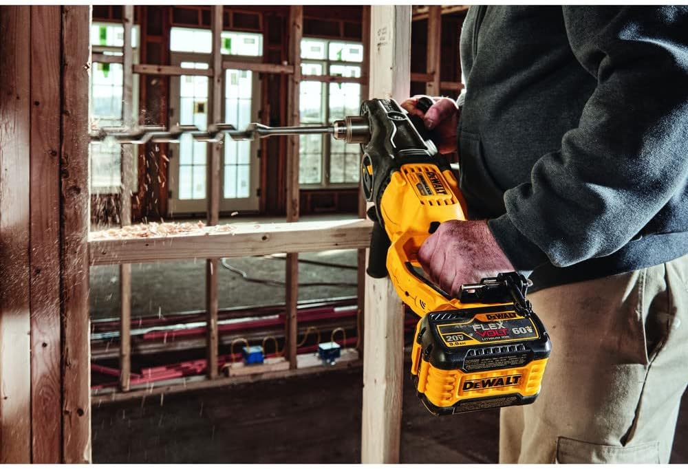 DEWALT 60V MAX* Right Angle Drill, Stud/Joist, Tool Only (DCD470B)