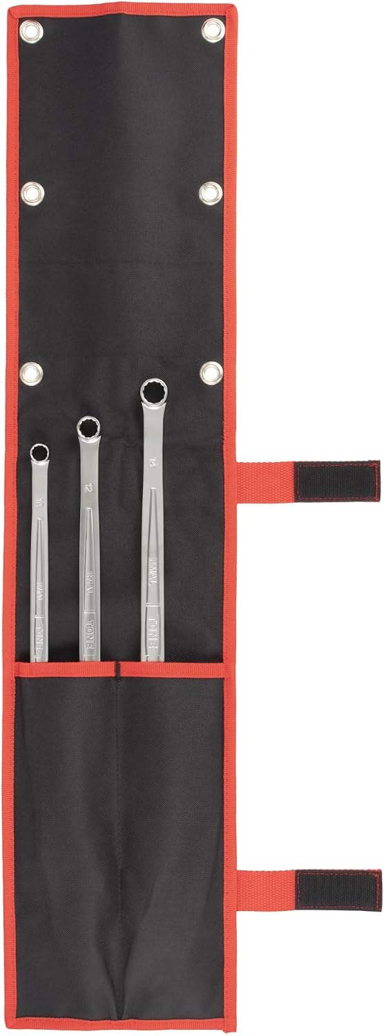 Tone RMA300L Super Long Neck Swing Ratchet Glasses Wrench Set, Black, 3 Pieces