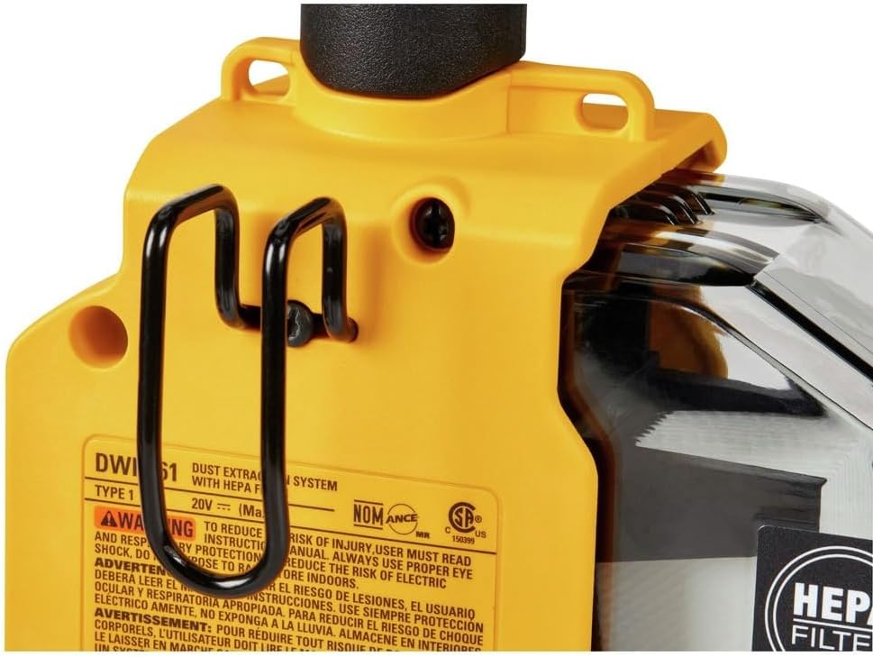 DEWALT 20V MAX* Dust Extractor, Brushless, Universal, Tool Only (DWH161B)