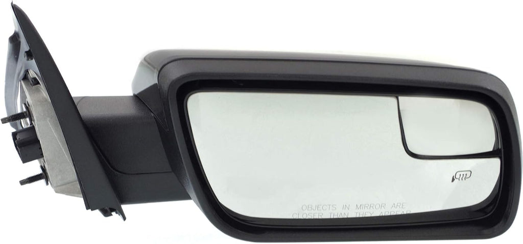 Kool Vue Driver & Passenger Side Power Heated Mirrors for Ford Flex 2013-2019 With Spotter Glass; Without Memory & Puddle Lamp Paintable
