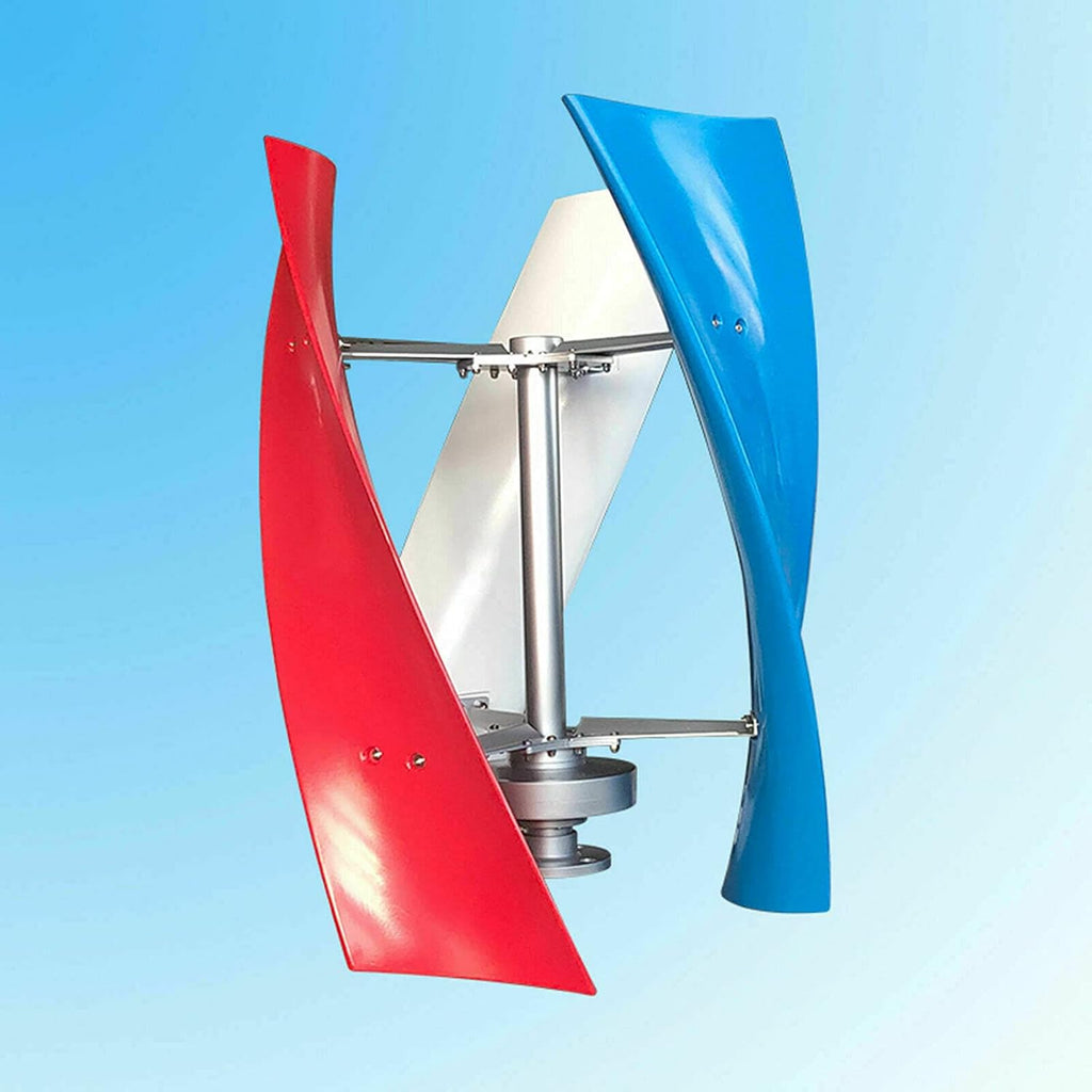Wind Turbine Generator Kit - 450W DC 12V Vertical Wind Power Turbine with Charge Controller for Home, RV, Boat & Marine Electricity Set (3pcs Blades)