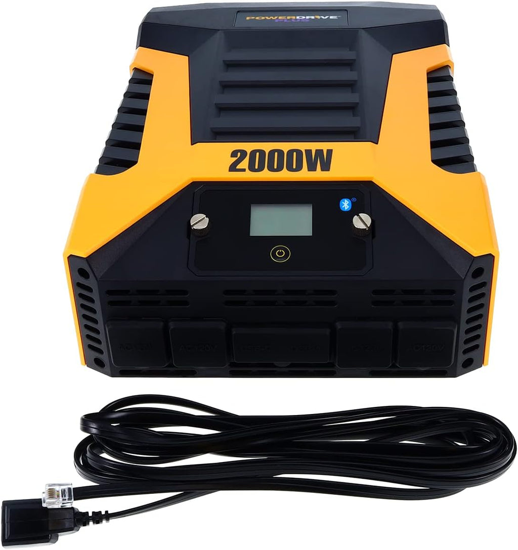 PowerDrive 2000 Watt Power Inverter, PWD2000P with Bluetooth Wireless Tech and Remote Control