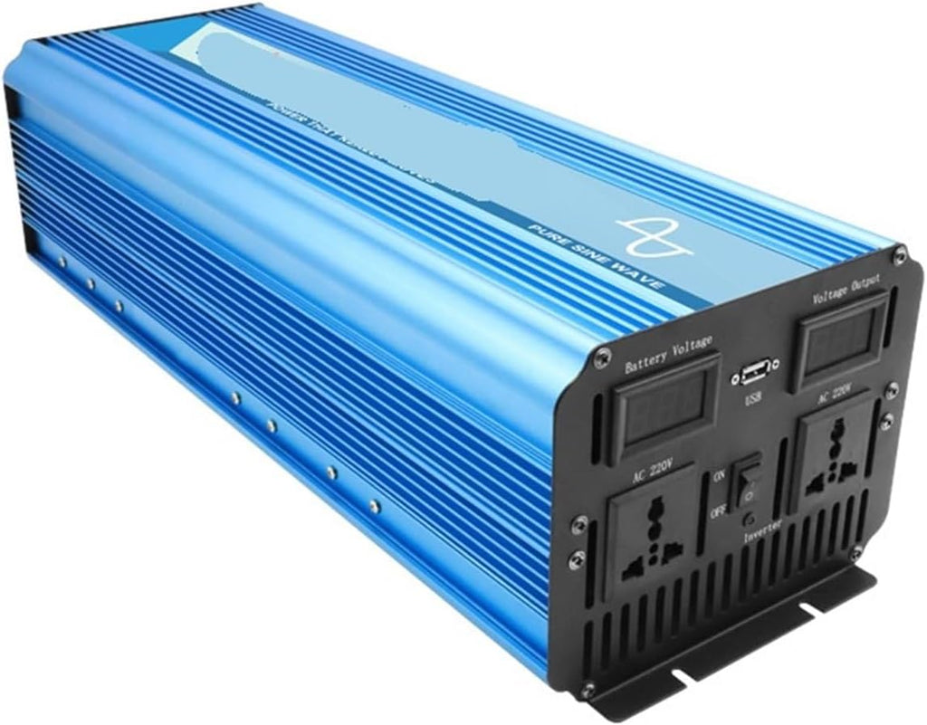 3000W Pure sine Wave Inverter, 12V to 220V, 6000W Peak Solar photovoltaic Output.(12V-3000W Peak6000W)