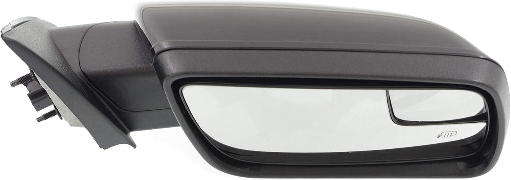 Kool Vue Driver & Passenger Side Power Heated Mirrors for Ford Flex 2013-2019 With Spotter Glass; Without Memory & Puddle Lamp Paintable