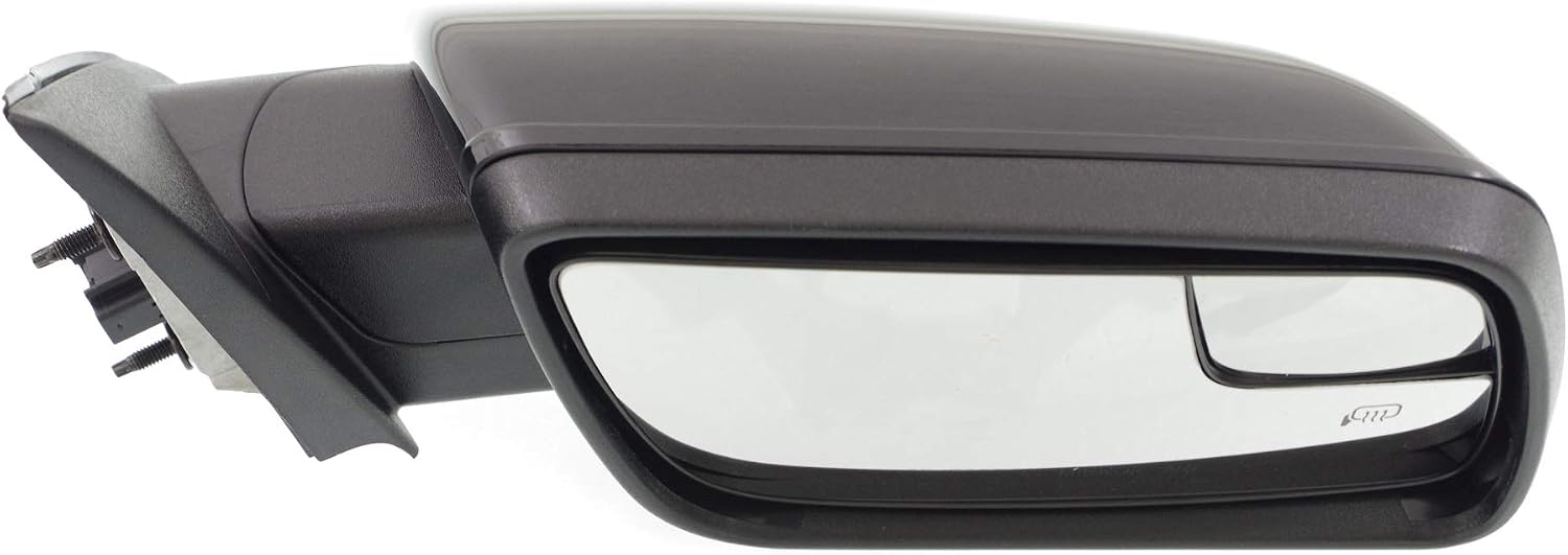Kool Vue Driver & Passenger Side Power Heated Mirrors for Ford Flex 2013-2019 With Spotter Glass; Without Memory & Puddle Lamp Paintable