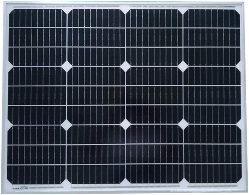 Solar Panel Kit,Solar Panels 50 W Monocrystalline Solar Panel As Generator, Energy Saving, Solar Charger for Summer Camping Van