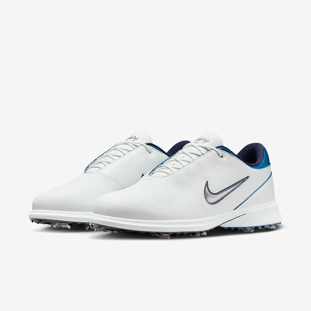 Nike Victory Tour 4 Golf Shoes (Summit White/Court Blue/Metallic Silver)