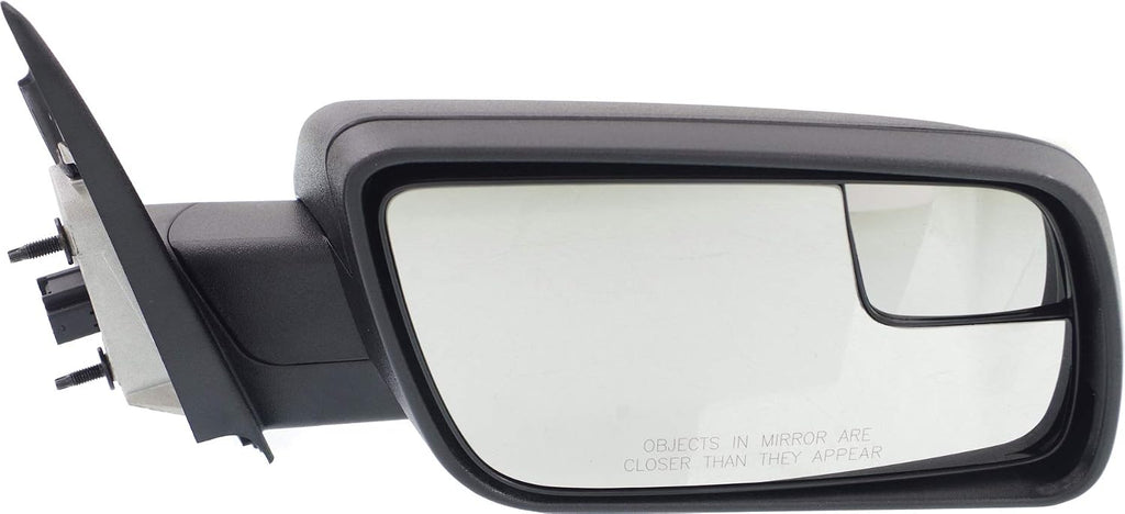 Kool Vue Driver & Passenger Side Power Non-Heated Mirrors for Ford Flex 2013-2019 With Spotter Glass; Without Memory & Puddle Lamp Textured