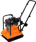 VEVOR Plate Compactor, 6.5 HP 196CC Gas Engine, 5700 VPM Vibrating Ground Rammer, 4047 lbs Compaction Force, 21 x 16 in Plate, Walk Behind Compactor for Paver Landscaping, Asphalt, Foundation, Soil