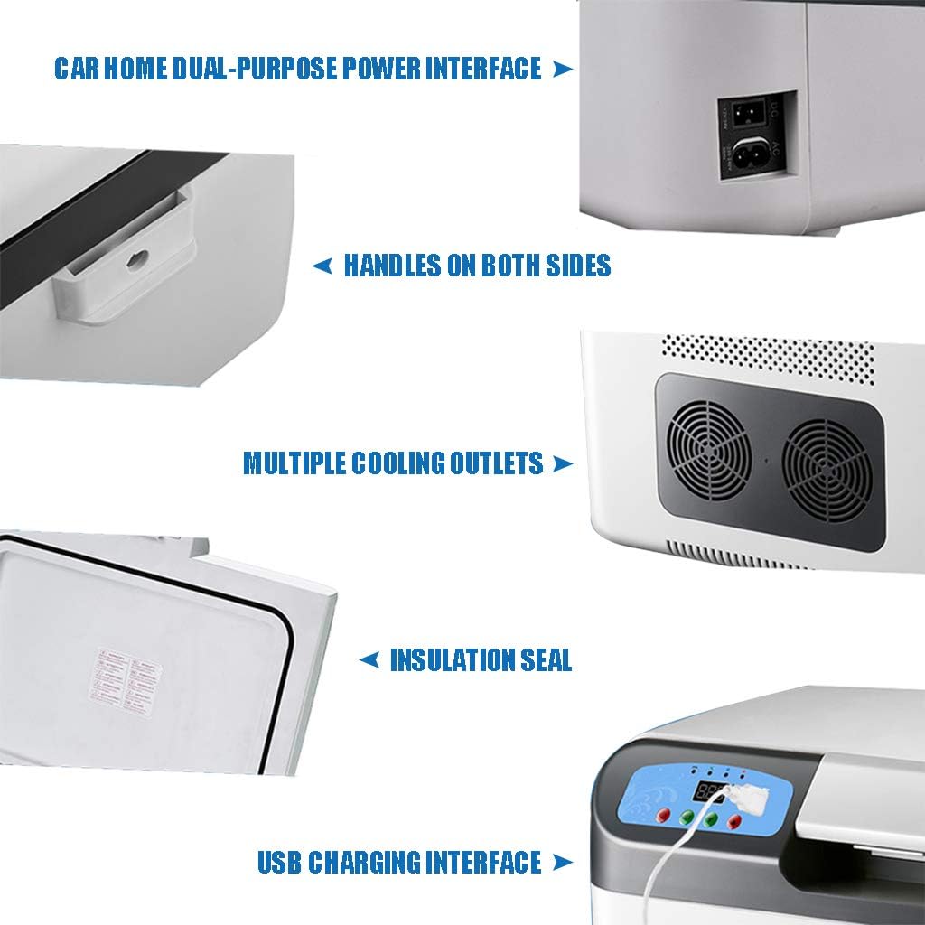 Car Refrigerators Mini Fridge Electric Coolbox Hot Cold Portable Electric Cool Box AC/DC Portable Thermoelectric System