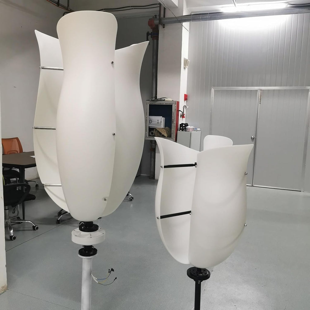 2000W/3000W Tulip Type Wind Generator 12v 24v Wind Turbine Generator Kit Vertical Axis Wind Turbine Generator Home Three Phase Generator Magnetic Levitation Breeze Start(3000W,12V)