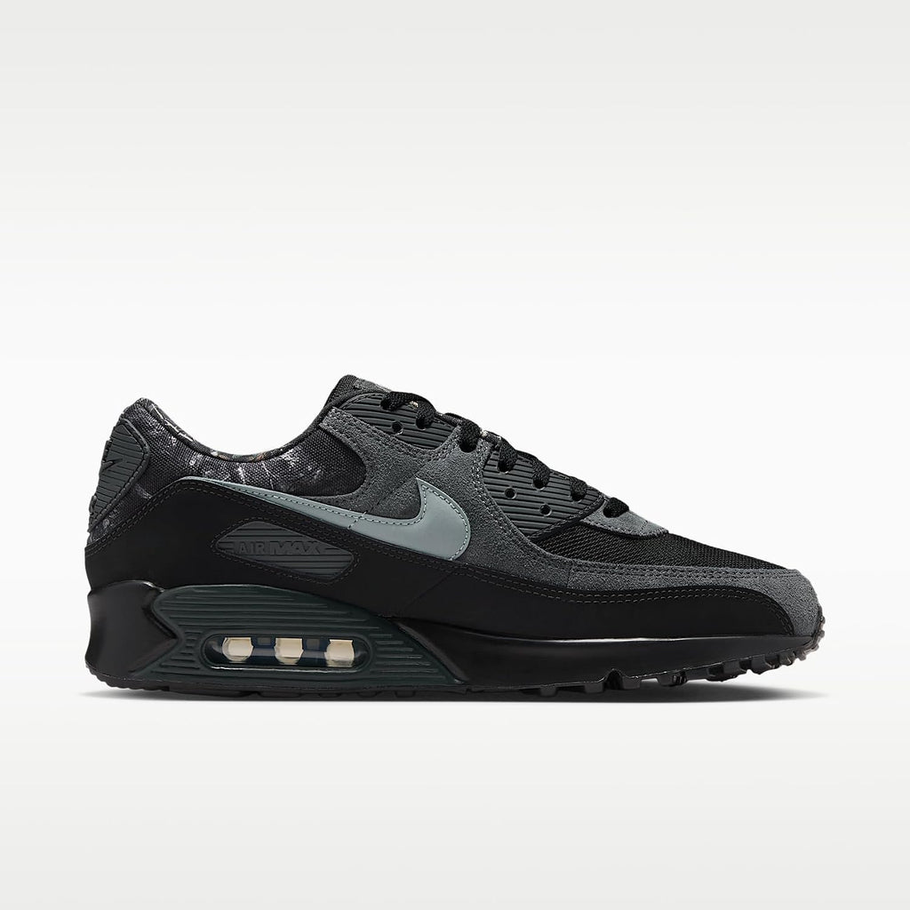 Nike Air Max 90 Men's Shoes (Black/Dark Smoke Grey/Metallic Cool Grey)