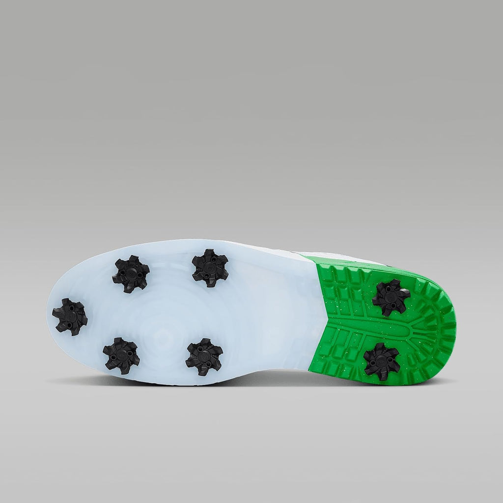 Nike Golf Air Jordan NU Retro 1 G Shoes - Black/Lucky Green/White 002