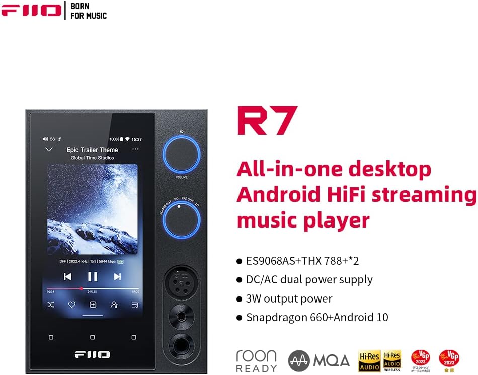 FiiO R7 Desktop Streaming Player and DAC/Amp
