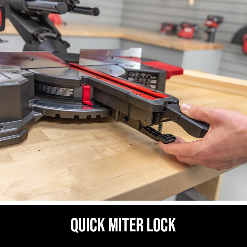 SKIL 10 Amp 7-1/4' Single Bevel Miter Saw with Compact Rail System & LED Shadow Line (Stand SRS0001 Sold Separately)-MS6306-00