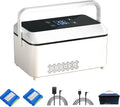 Mini Insulin Cooler Box Electric Insulin Cooler Portable Medicines Fridge Cabinet Small Car Fridge 0-8°C Cool Bag Thermostat for Car Travel Home,2batteries