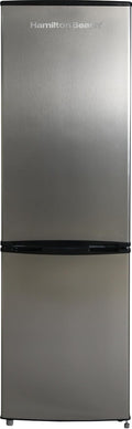 HAMILTON BEACH Cubic Foot Fridge with Bottom Mount Freezer, 9.2 cu. ft, Stainless
