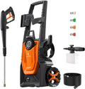 Giraffe Tools Pressure Washer, Max 2400 PSI, 2.3 GPM Electric Power Washer with 4 Quick-Connect Nozzles, Foam Cannon for Cars/Patios/Driveways/Fences, 20 ft
