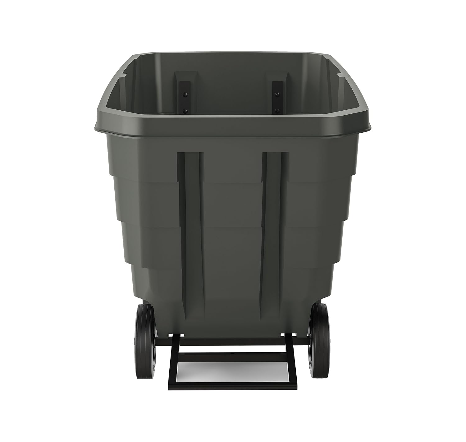 Suncast Commercial Light Duty 1 Cubic Yd. Tilt Truck, Black, Made in the USA