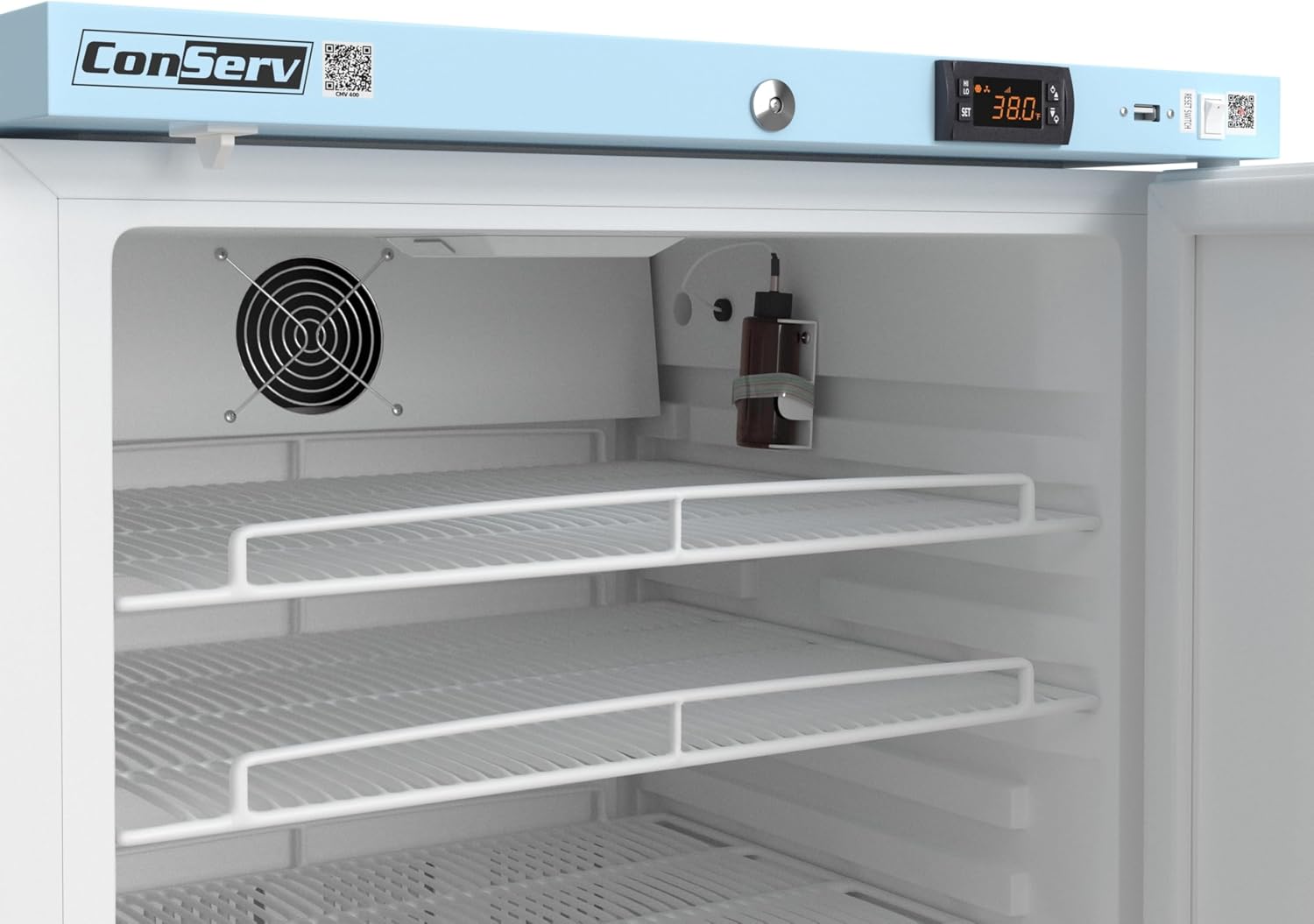 Conserv 24' Pharmacy Refrigerator, 3.9 Cu.Ft Medical Vaccine Fridge, WiFi Temperature Monitoring, Lock & Alarm, Built-In or Freestanding, ETL Listed, 110V