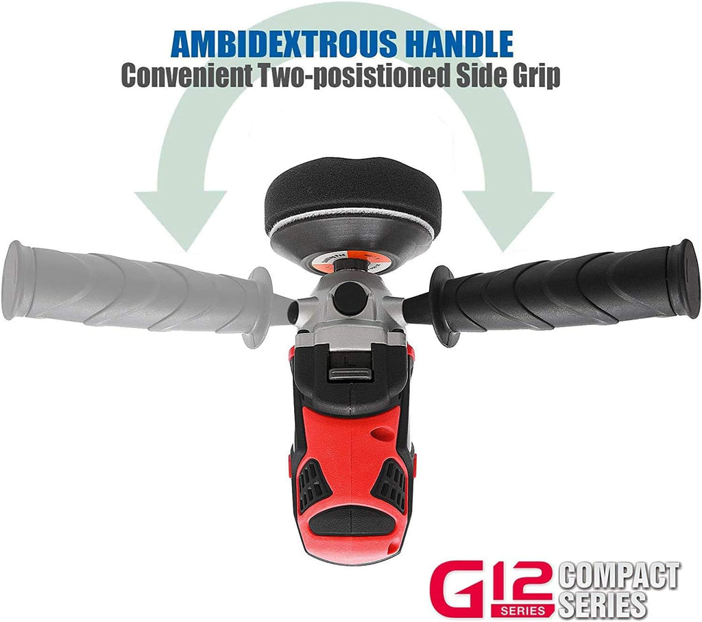ACDelco G12 Series 3-Tool Combo, 3/8' Brushless Ratchet Wrench & 2-speed Polisher & 3/8' Impact Wrench, 2-battery, ARW1208-K13