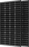 JJN Bifacial 400 Watt Solar Panel, 16BB N-Type 2 Pcs 200W 12V 25% High Efficiency 400W Solar Panels, Monocrystalline Solar Module for RV Home Farm Trailer Camper Marine Off-Grid Solar System