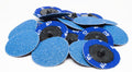 Benchmark Abrasives 2 Inch Sanding Discs Quick Change Zirconia, Male R Type Backing Drill & Die Grinder Sanding Disc for Deburring Polishing Rust Remover for Metal Paint Stripper (1000 Pack), 24 Grit