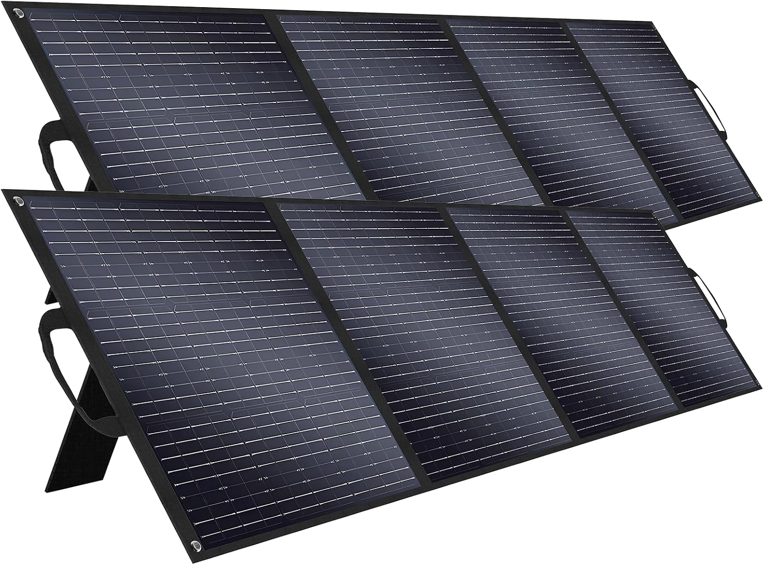 200 Watt Portable Solar Panel, 23.4% High Conversion Foldable Solar Panel Suitable for Solar Generator,IP67 Waterproof (200W*2)