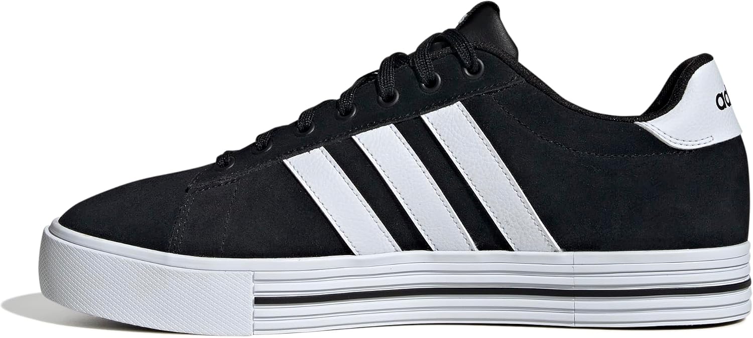 adidas Unisex Daily 4.0 Shoes Non Football Low Shoes, Core Black Cloud White Cloud White, 10