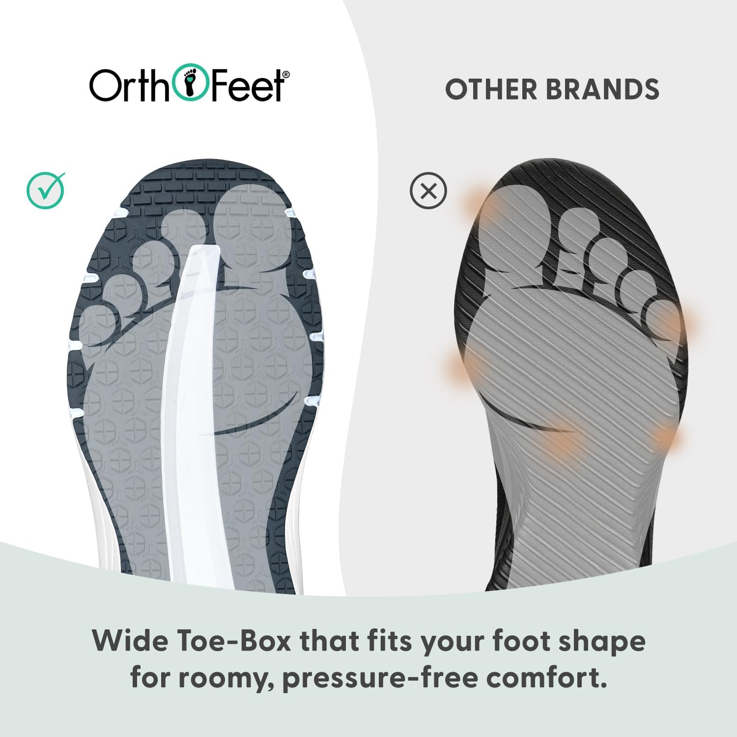 Orthofeet Men's Orthopedic Tilos Hands-Free Water-Repellent Walking Sneaker