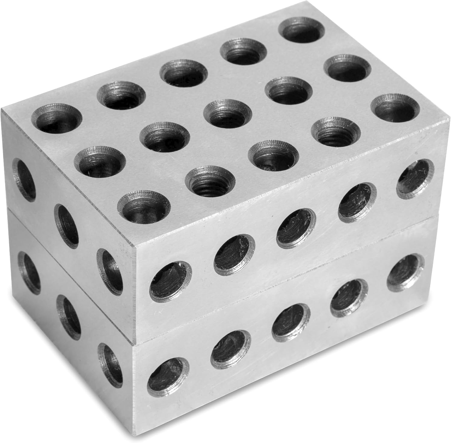 WEN 6 x 4 x 2-Inch Hardened-Steel Precision 2-4-6 Blocks, Alternative 123 Blocks, Two Pack (10446)