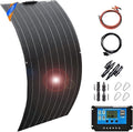 100W Flexible Solar Panel,High-Efficiency Monocrystalline Module Solar Panels Kit Portable Solar Battery Chargers for RV, Boat, Solar Generator