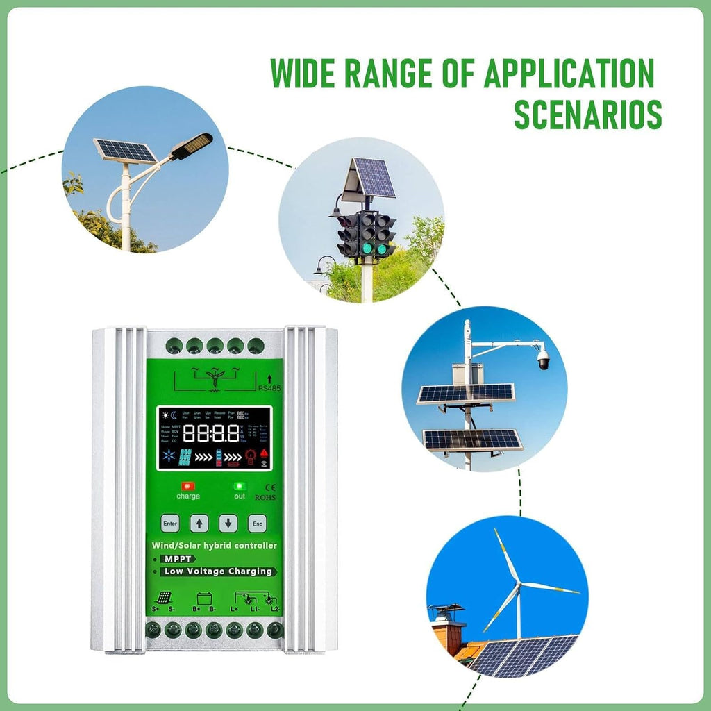 3000W-15000W Wind Solar Hybrid Charge Controller,Wind Solar Supplementary System,LCD Energy Charge Controller,for Solar Panel 10000W