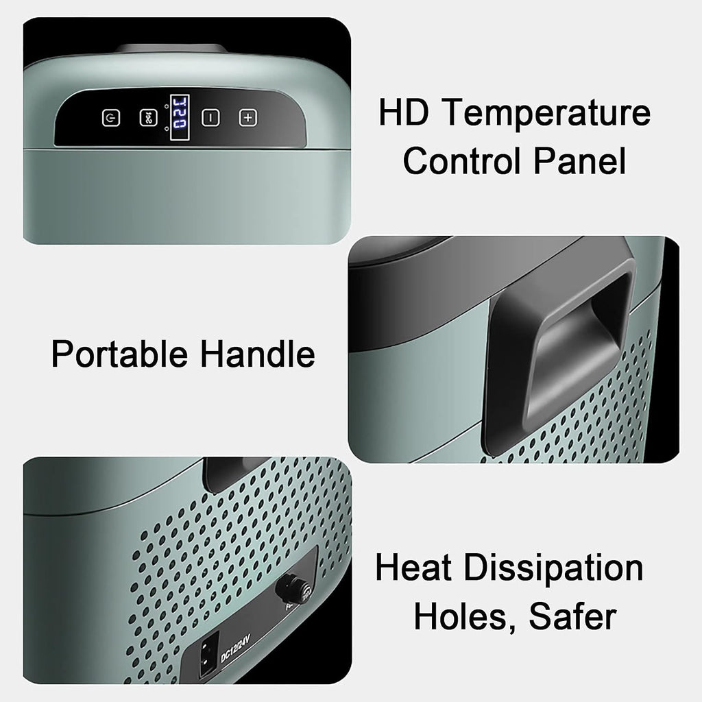 18L/25L Portable Refrigerator for Car Mini Fridge Freezer Car Refrigerator Electric Cool Box for Driving Travel Outdoor Picnic