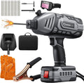 Sakerplus Portable Welding Machine, Handheld Welder Machine 110V, ARC Portable Welder with IGBT Inverter 5 Variable Current Adjustment, 30pcs 3/32' Wire Rods, Welding Helmet, Carrying Case Included