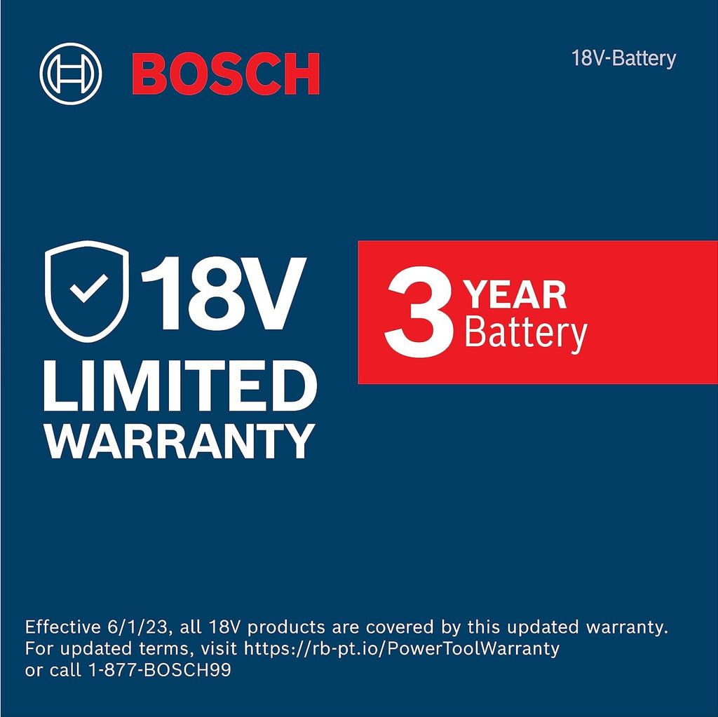 Bosch GBA18V60-2PK 18V CORE18V® Lithium-Ion 6 Ah High Power Battery, 2-Pack