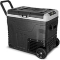Car Fridge Portable 12 Volt Refrigerator - 53 Quart(50L) Electric Cooler With 12/24V DC&110-240V AC For Truck Van RV Camper SUV,